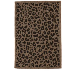 YUMA Tapis contemporain imprimé léopard
