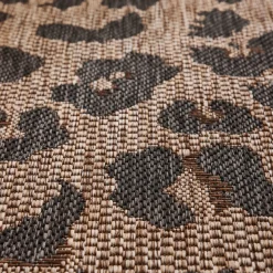 YUMA Tapis contemporain imprimé léopard