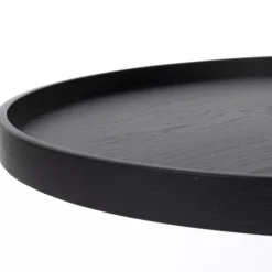 YURI Table basse ronde en bois et métal ø70cm