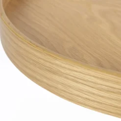 YURI Table d'appoint ronde en bois et métal ø45cm