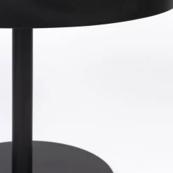 YURI Table d'appoint ronde en bois et métal ø56cm