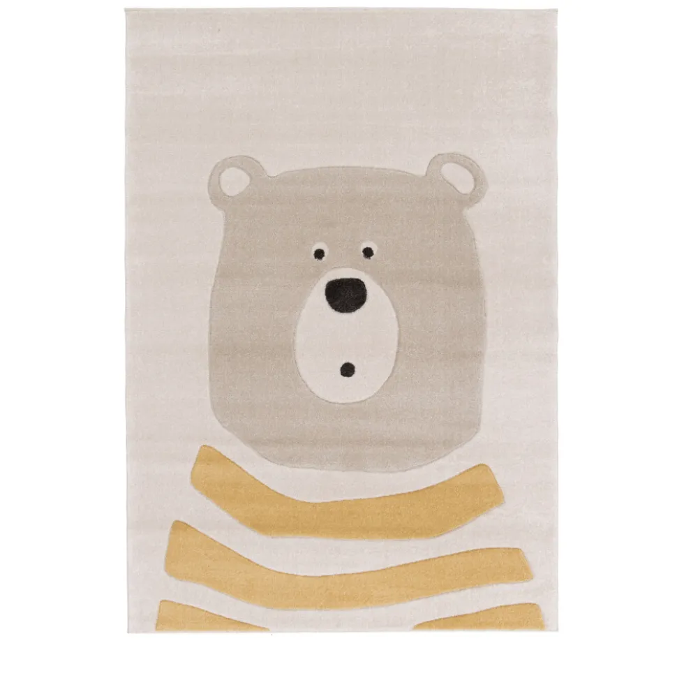 ZAZU Tapis enfant à motif ours