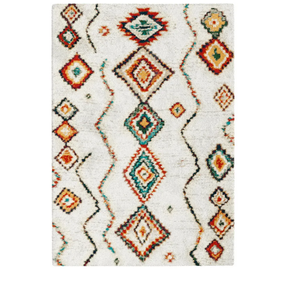ZAZY Tapis d'inspiration berbère à motif ethnique