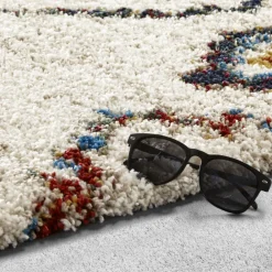 ZAZY Tapis d'inspiration berbère à motif ethnique