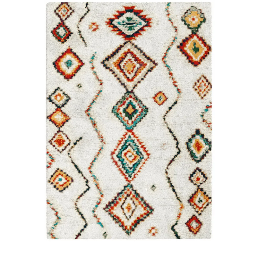 ZAZY Tapis d'inspiration berbère à motif ethnique