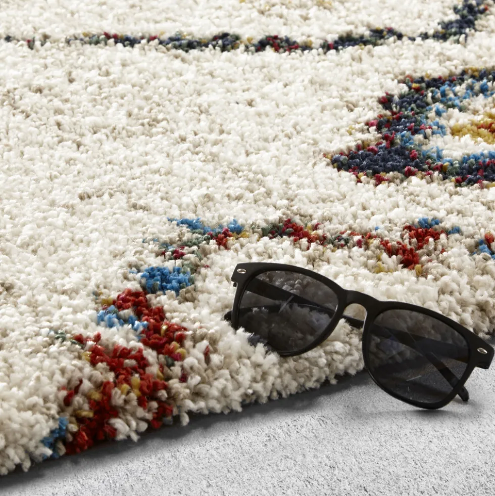 ZAZY Tapis d'inspiration berbère à motif ethnique