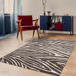 ZEBRA Tapis graphique à motif zébré