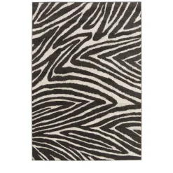 ZEBRA Tapis graphique à motif zébré