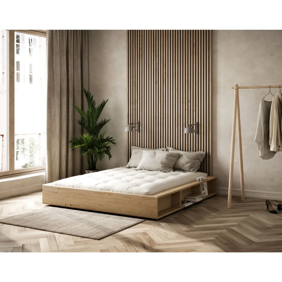 ZIGGY Lit en bois 180x200cm