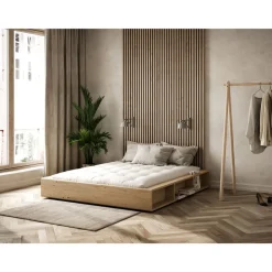 ZIGGY Lit en bois 140x200cm