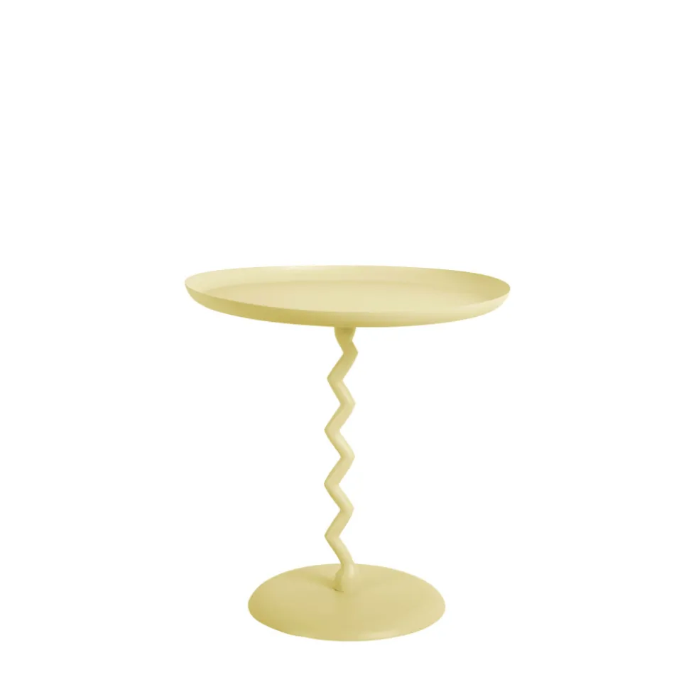 ZIGZAG Table d'appoint ronde en métal ø40cm