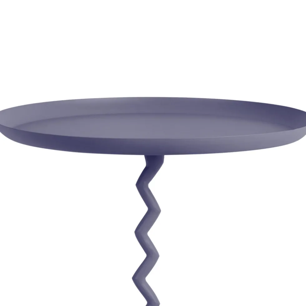 ZIGZAG Table d'appoint ronde en métal ø44cm