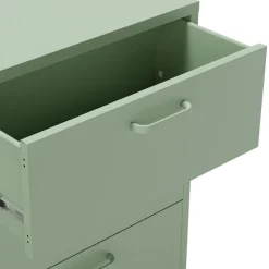 ZIO Buffet 2 portes 3 tiroirs en métal L140cm