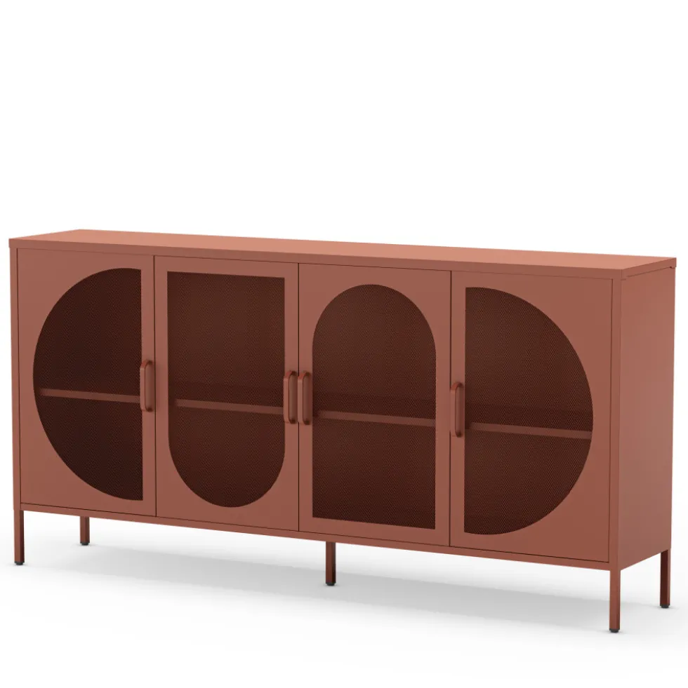 ZIO Buffet 4 portes en métal L160cm