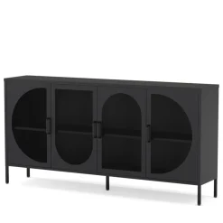 ZIO Buffet 4 portes en métal L160cm