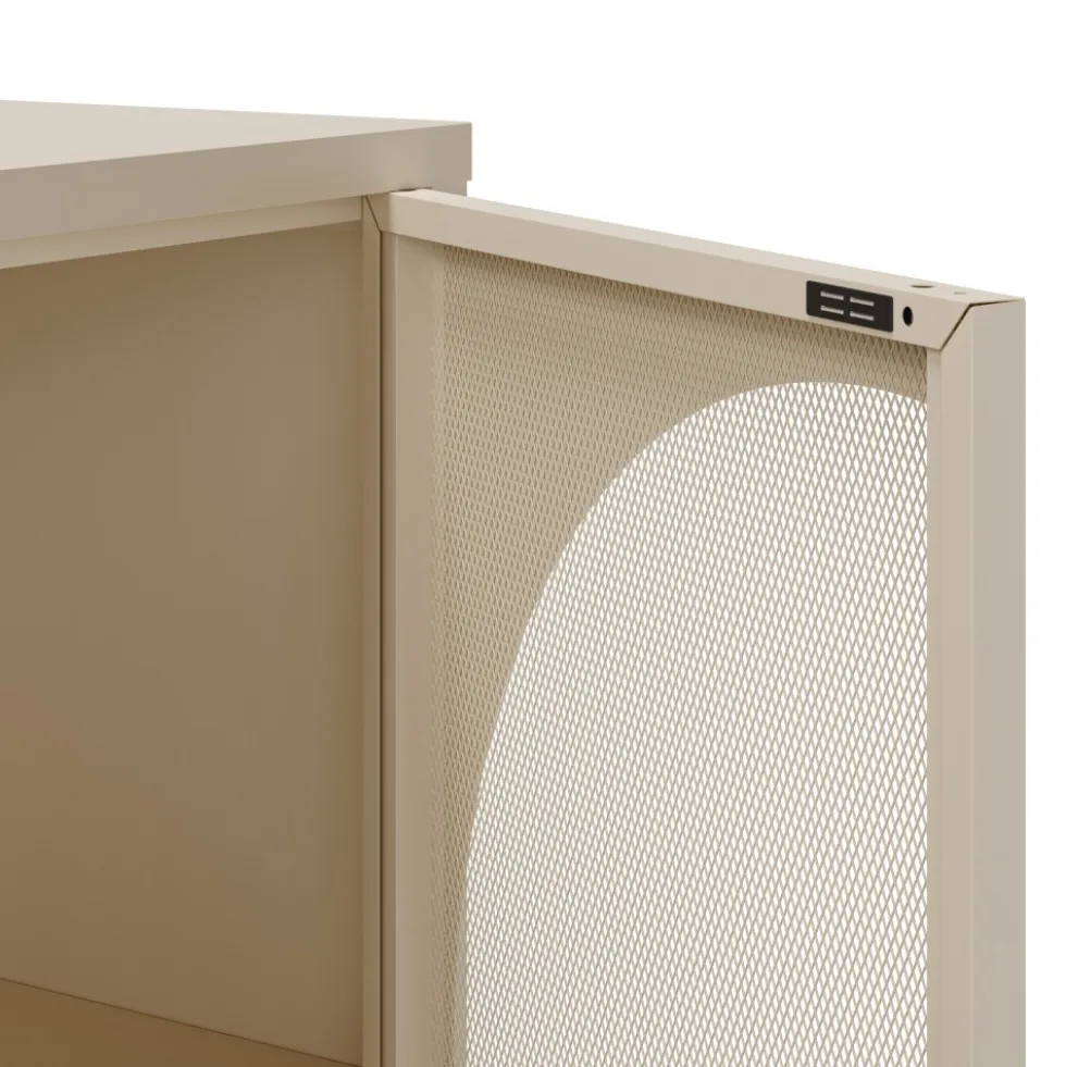 ZIO Buffet 4 portes en métal L160cm