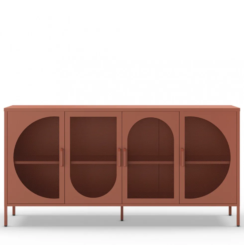 ZIO Buffet 4 portes en métal L160cm