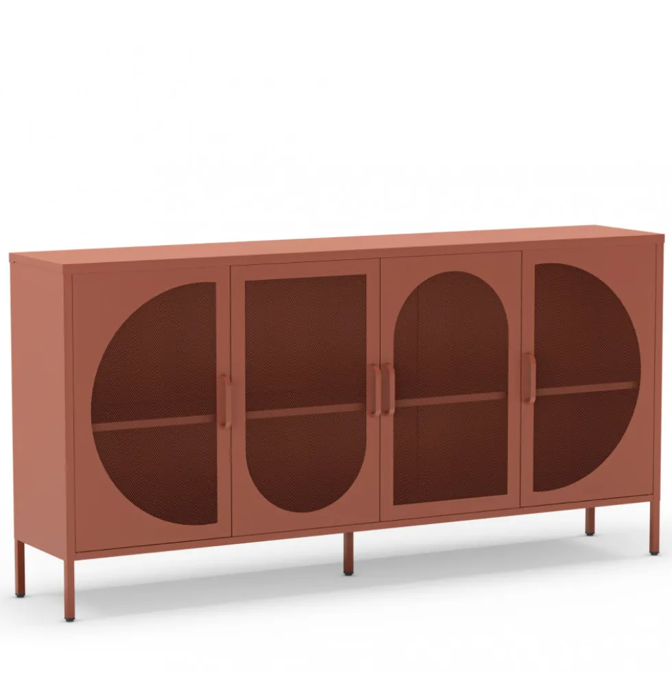 ZIO Buffet 4 portes en métal L160cm