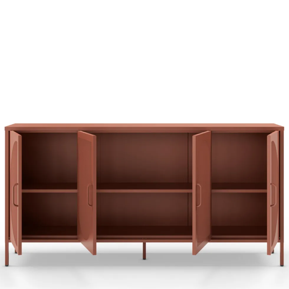 ZIO Buffet 4 portes en métal L160cm