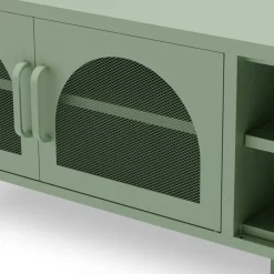 ZIO Meuble TV 2 portes en métal L160cm