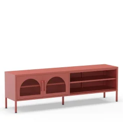 ZIO Meuble TV 2 portes en métal L160cm