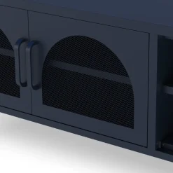 ZIO Meuble TV 2 portes en métal L160cm