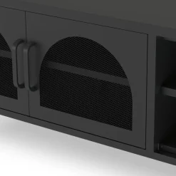 ZIO Meuble TV 2 portes en métal L160cm