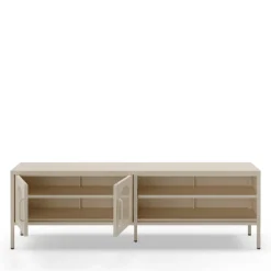 ZIO Meuble TV 2 portes en métal L160cm
