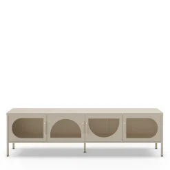 ZIO Meuble TV 4 portes en métal L180cm