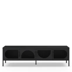 ZIO Meuble TV 4 portes en métal L180cm