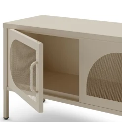ZIO Meuble TV 4 portes en métal L180cm