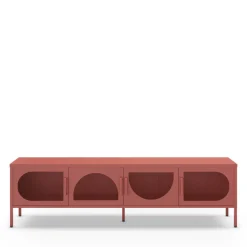 ZIO Meuble TV 4 portes en métal L180cm