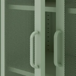 ZIO Vaisselier 2 portes en métal H170cm