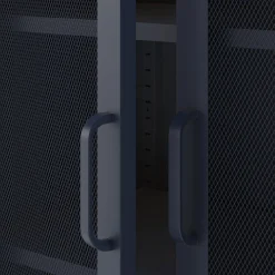 ZIO Vaisselier 2 portes en métal H170cm