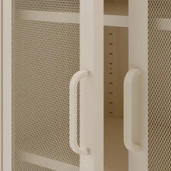 ZIO Vaisselier 2 portes en métal H170cm