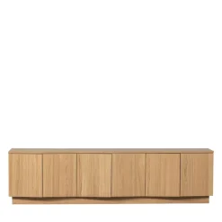 ZUMA Meuble TV 6 portes en bois L200cm