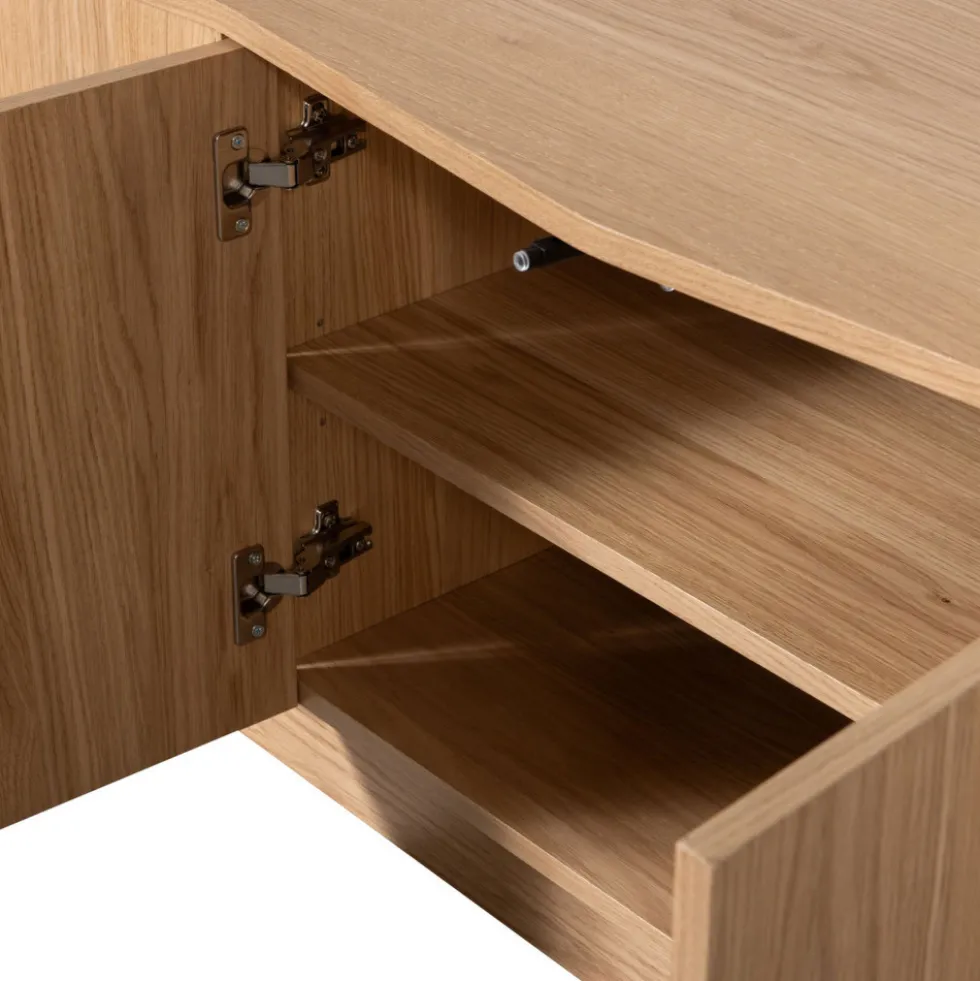 ZUMA Meuble TV 6 portes en bois L200cm